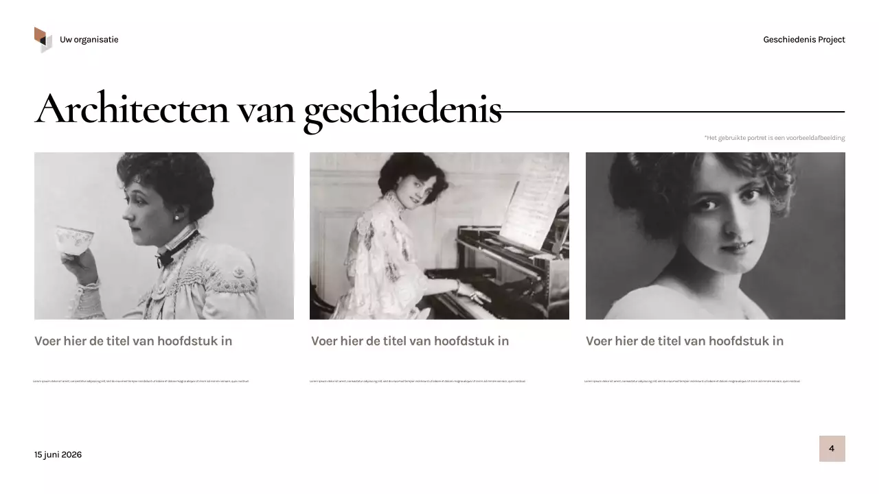 Presentatie over de geschiedenis van Black Vintage