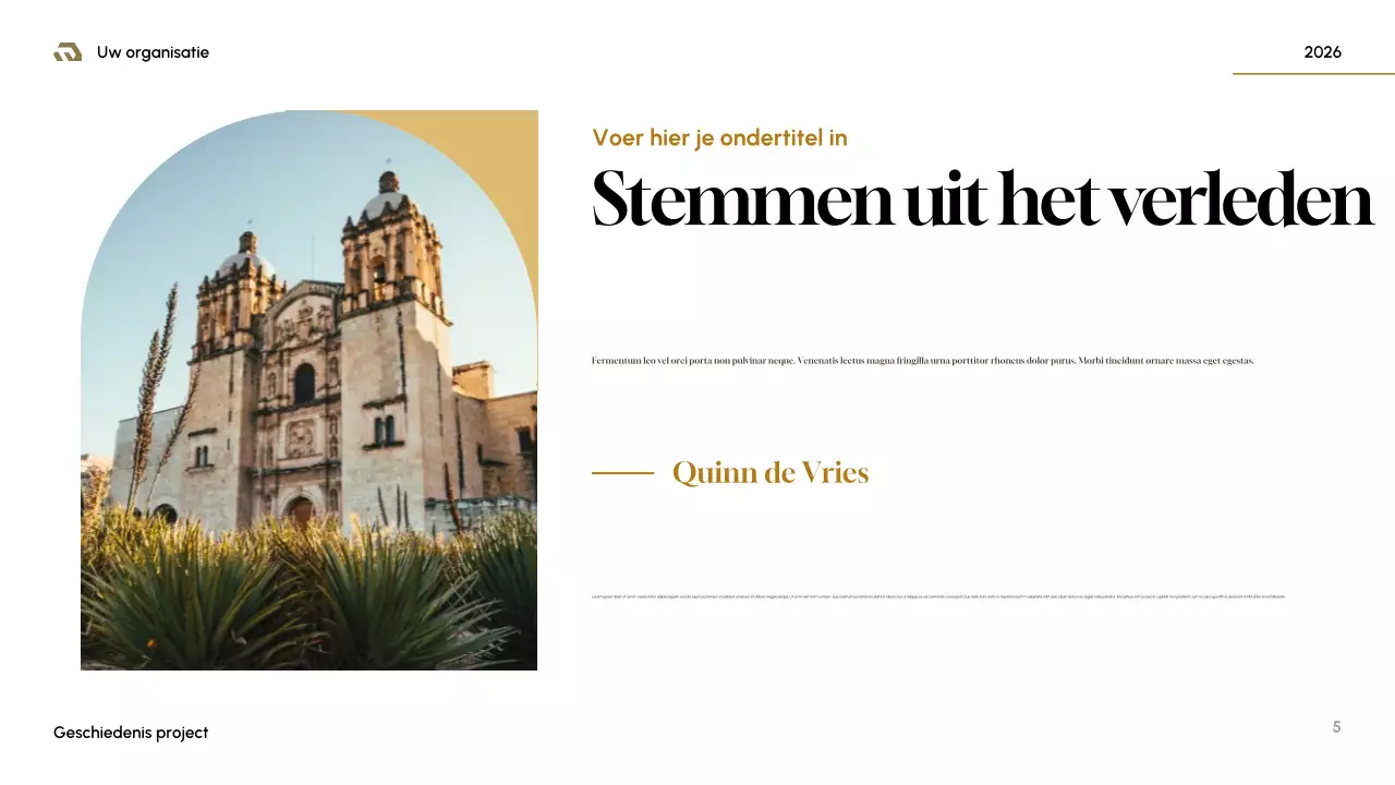 Brown Middeleeuwse Geschiedenis Presentatie