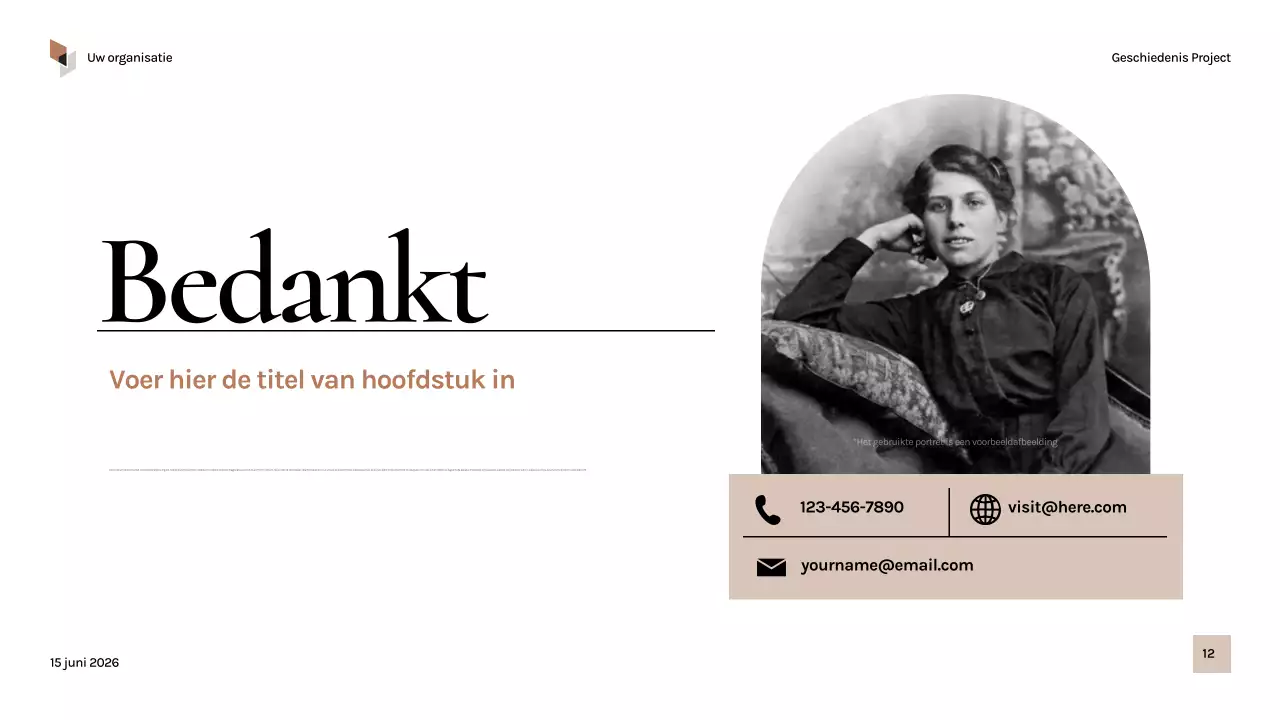 Presentatie over de geschiedenis van Black Vintage