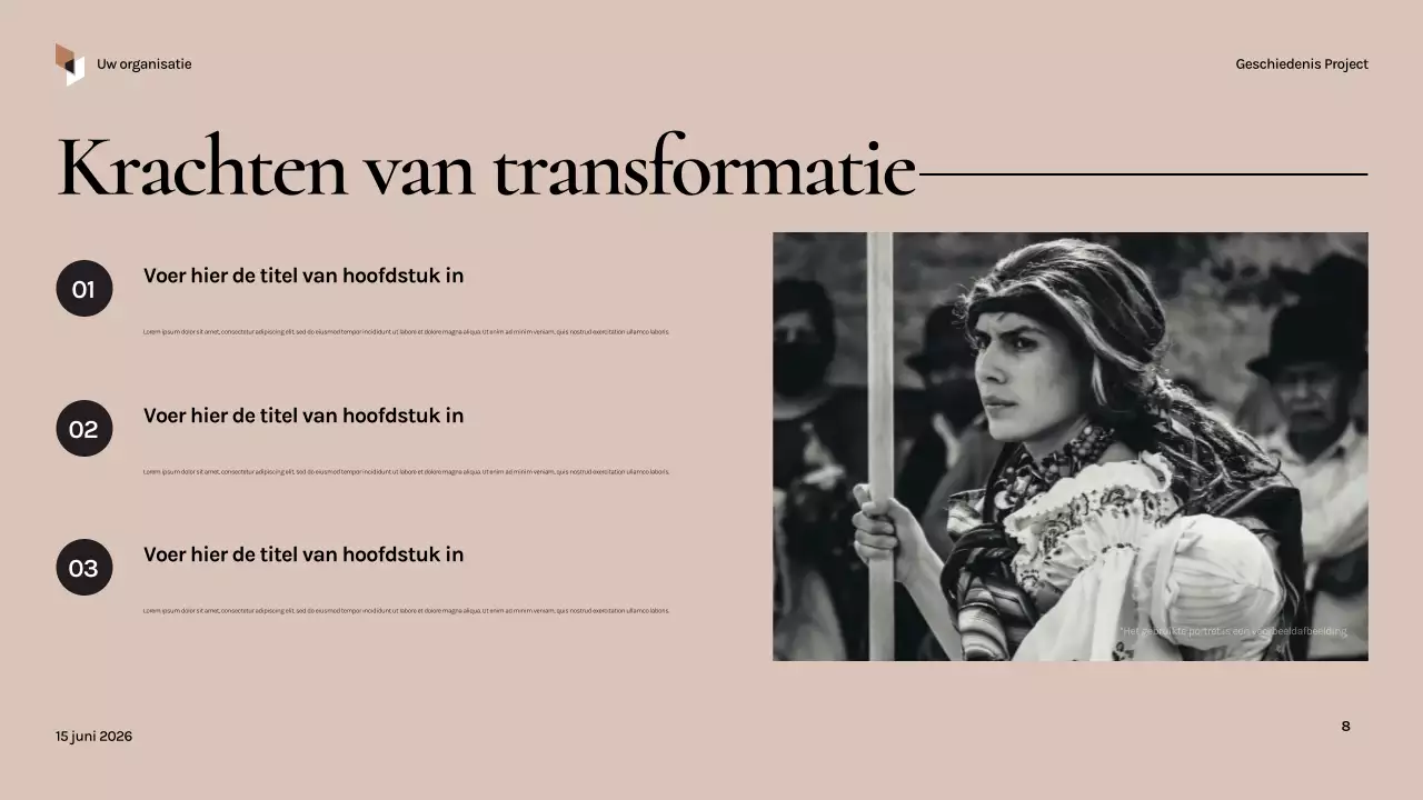 Presentatie over de geschiedenis van Black Vintage