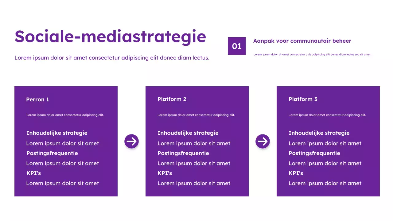 Paarse moderne marketinggids