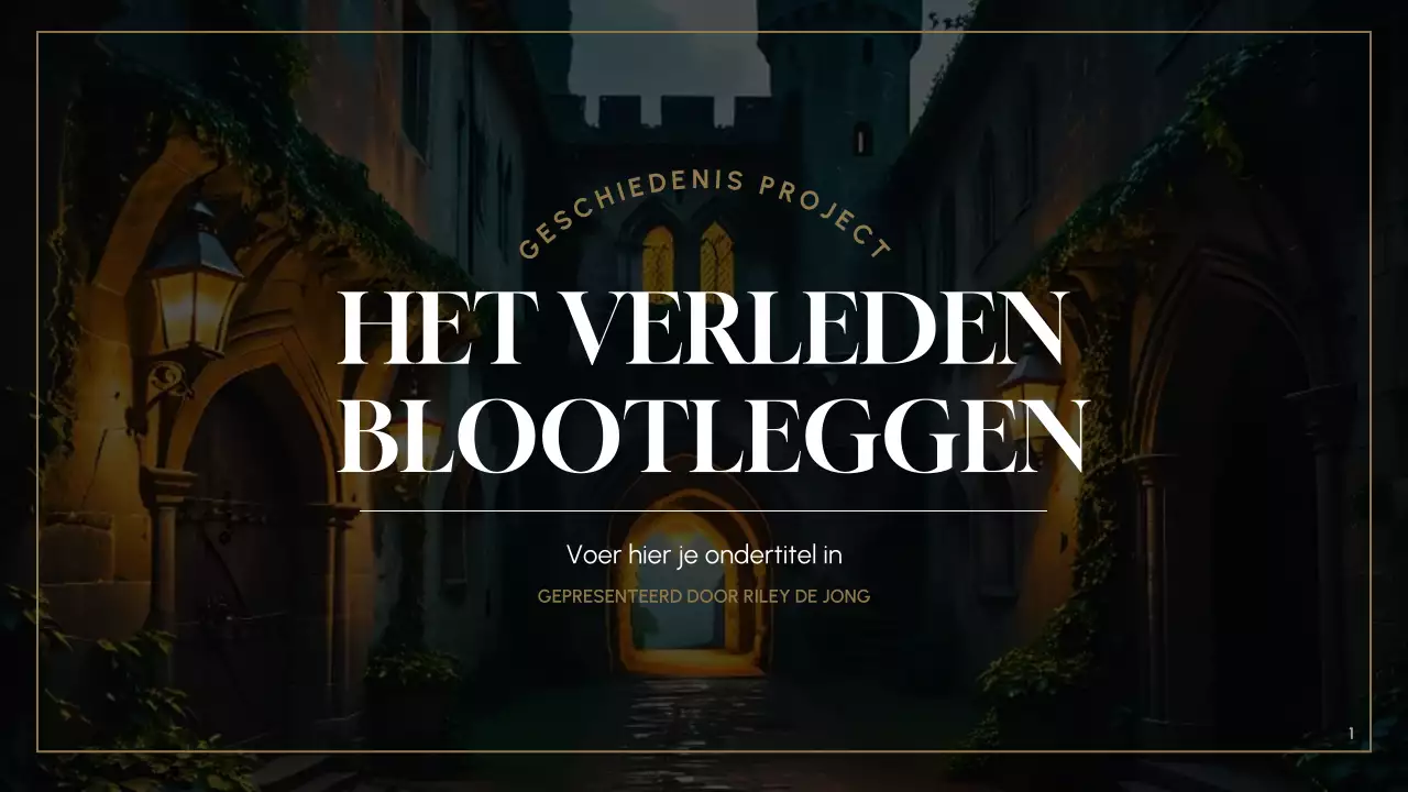 Brown Middeleeuwse Geschiedenis Presentatie