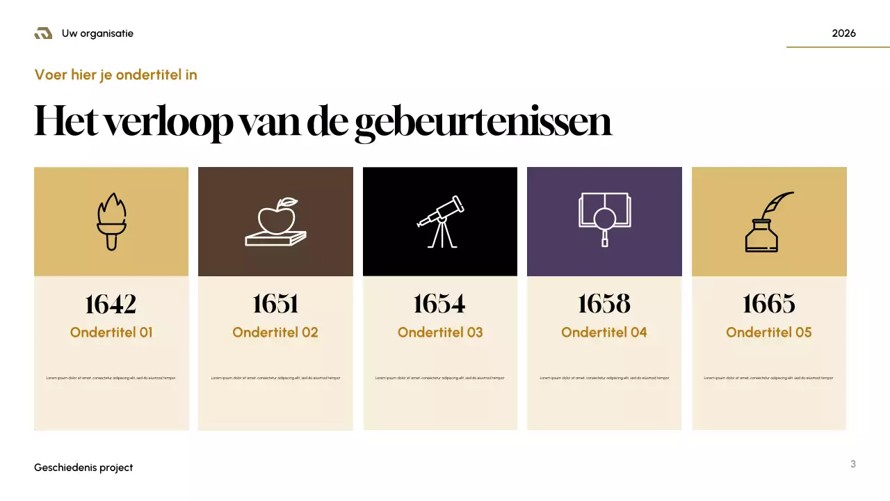 Brown Middeleeuwse Geschiedenis Presentatie