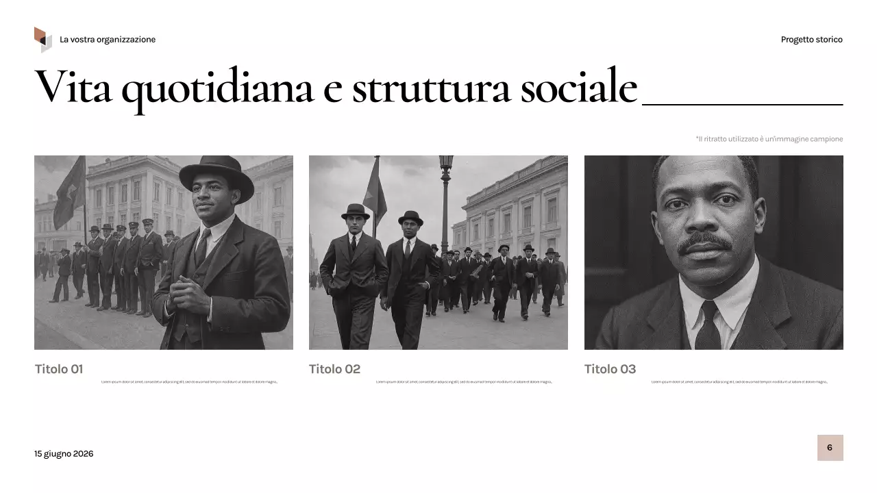 Presentazione della storia dell'annata nera