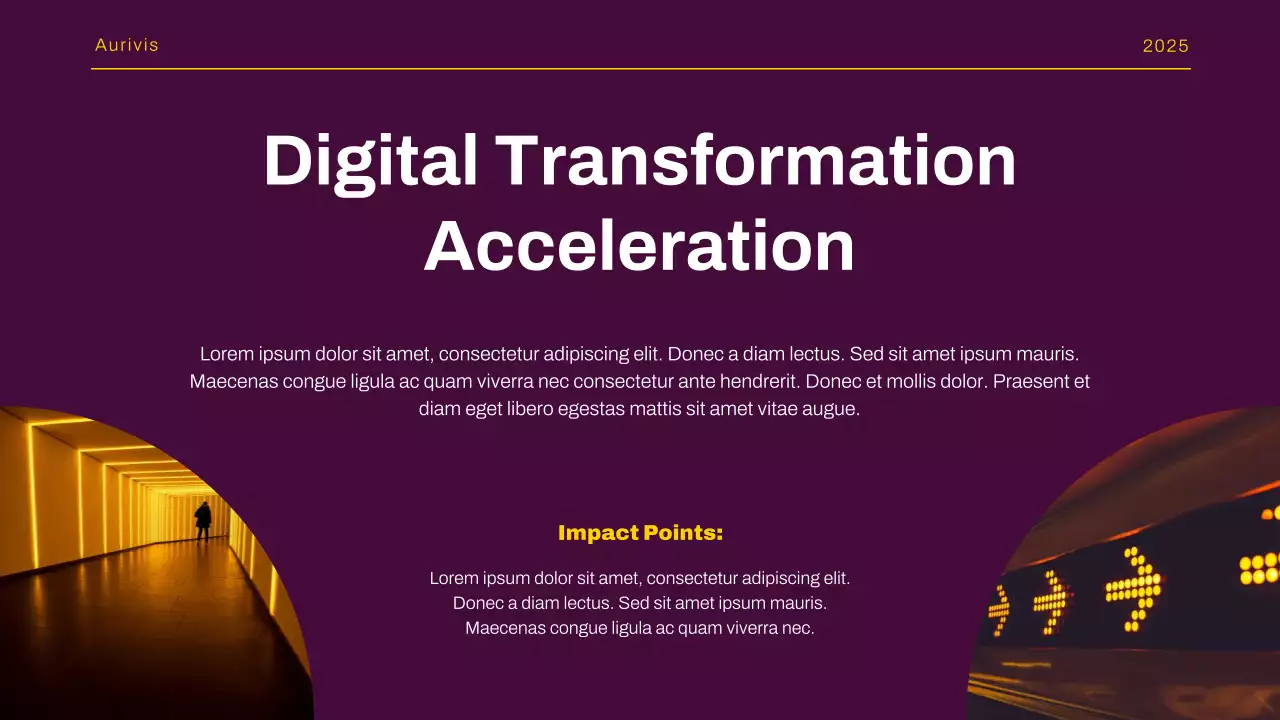 Purple Yellow Modern Market Trends Report Presentation