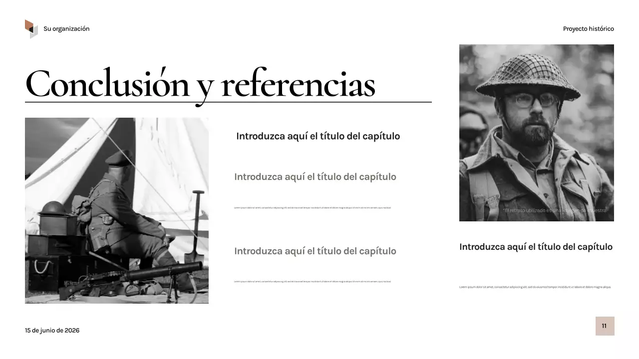 Presentación de la historia de la época negra