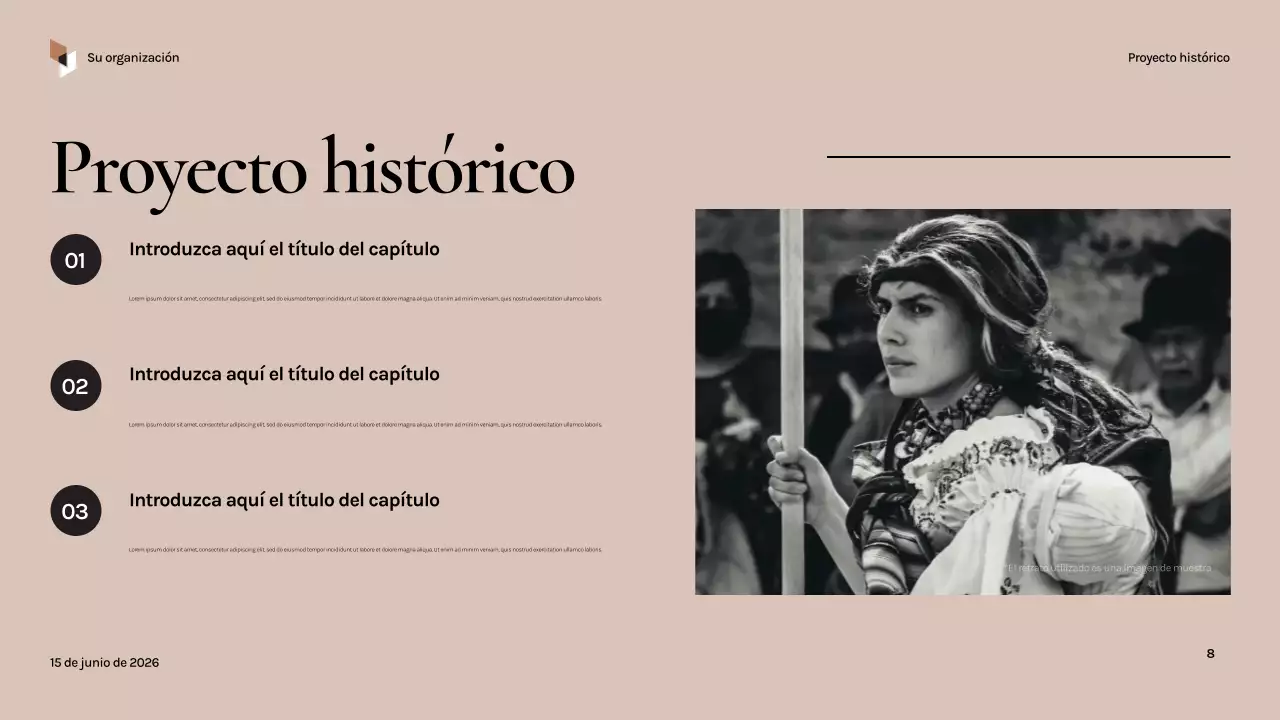 Presentación de la historia de la época negra