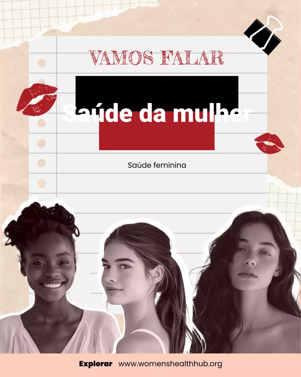 Bege Vermelho Tudo sobre Saúde Feminina no Instagram