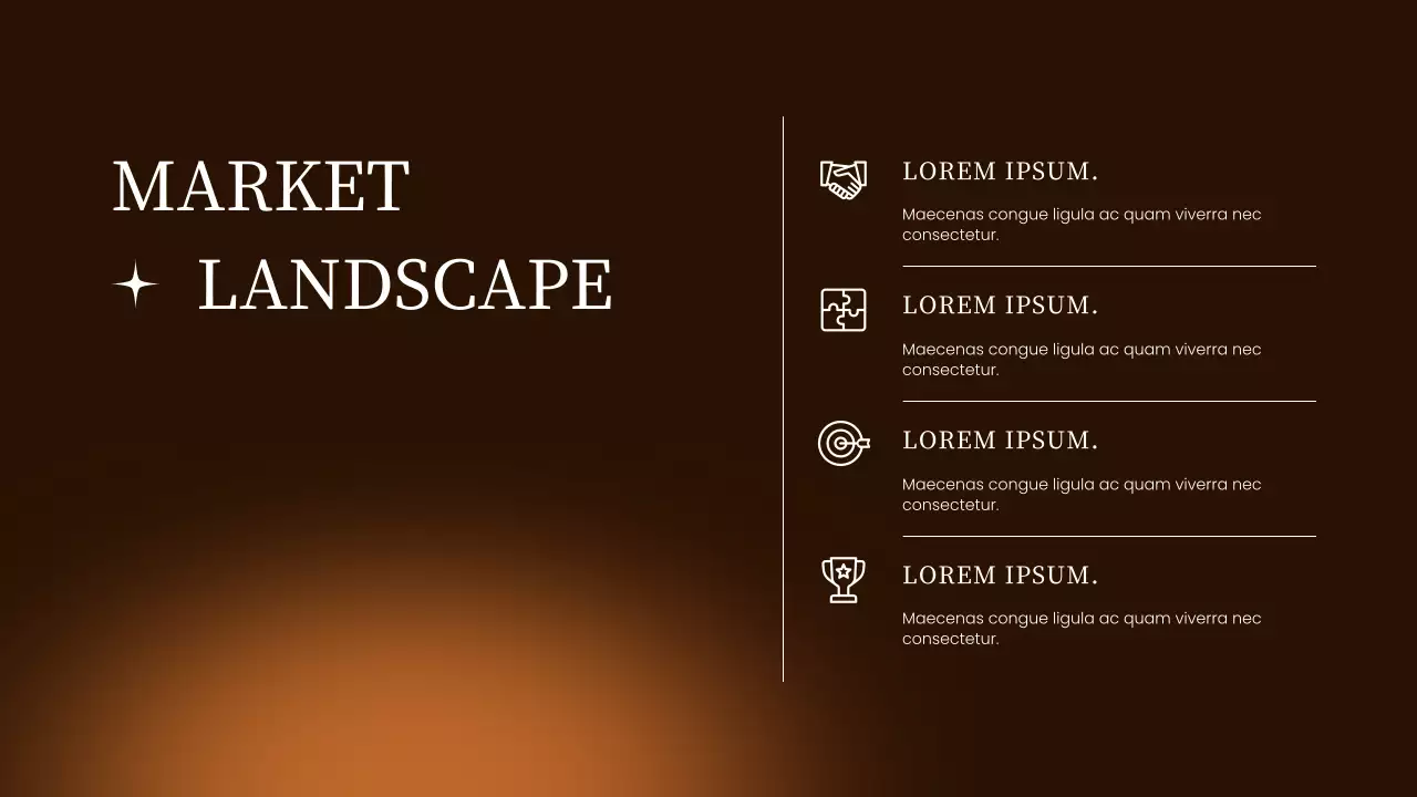 Brown Black Stylish Market Trend Report