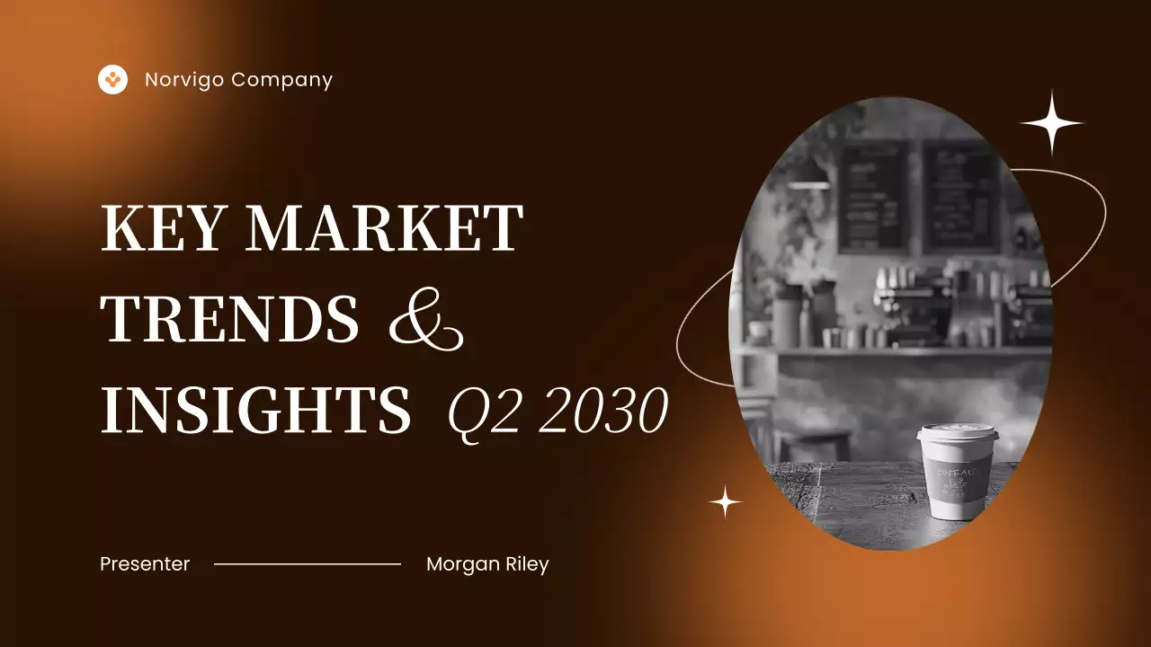 Brown Black Stylish Market Trend Report