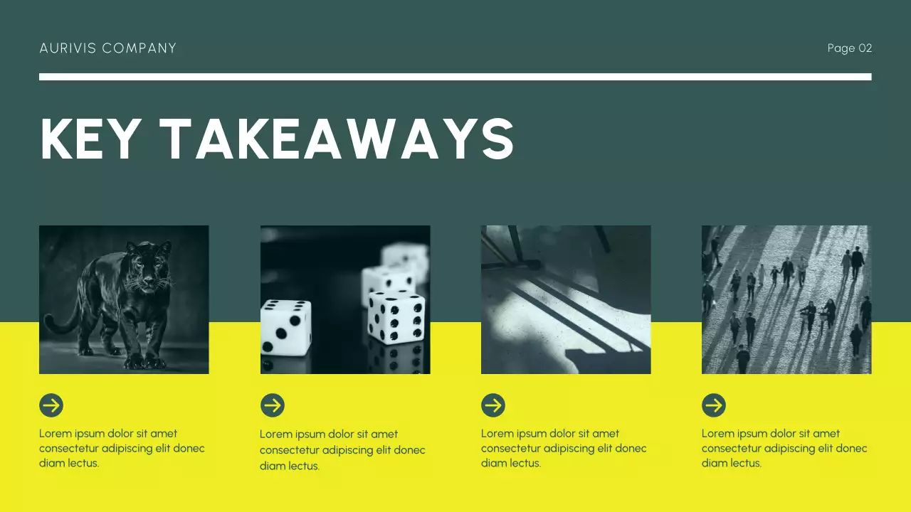 Green Yellow Modern Market Trend Overview Presentation