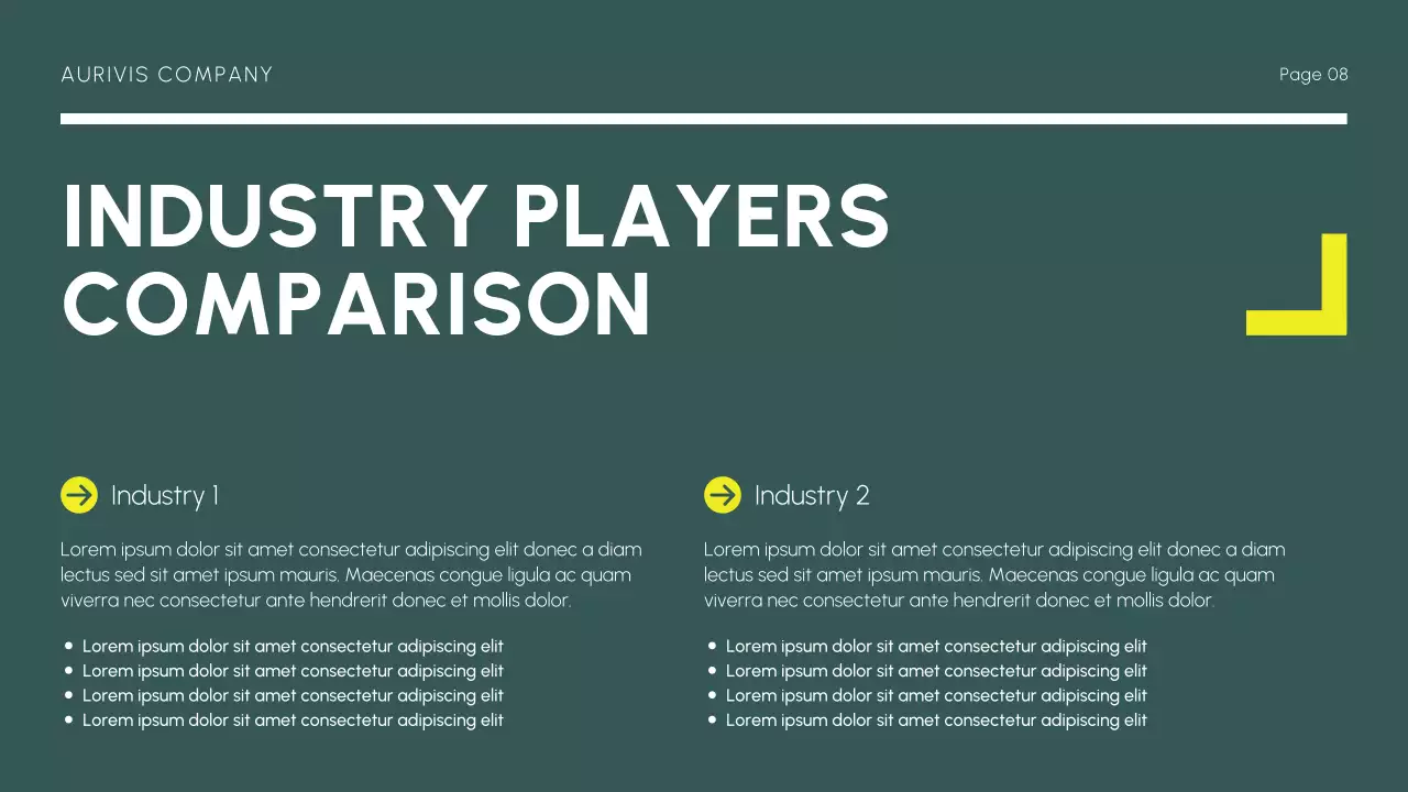 Green Yellow Modern Market Trend Overview Presentation