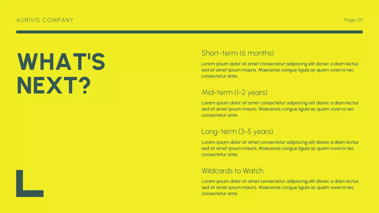 Green Yellow Modern Market Trend Overview Presentation