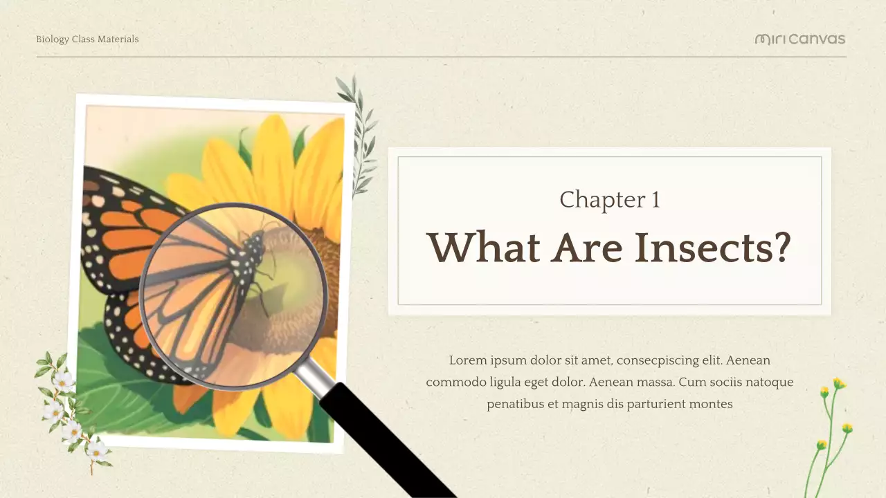 Green Botanical Biology Presentation