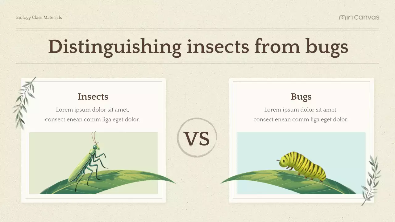 Green Botanical Biology Presentation