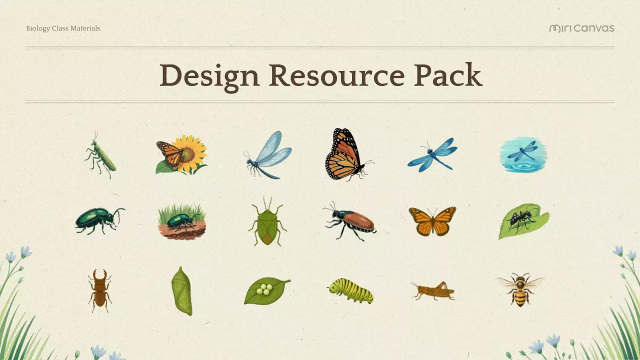 Green Botanical Biology Presentation