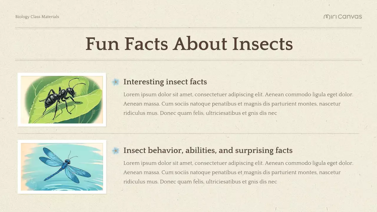 Green Botanical Biology Presentation