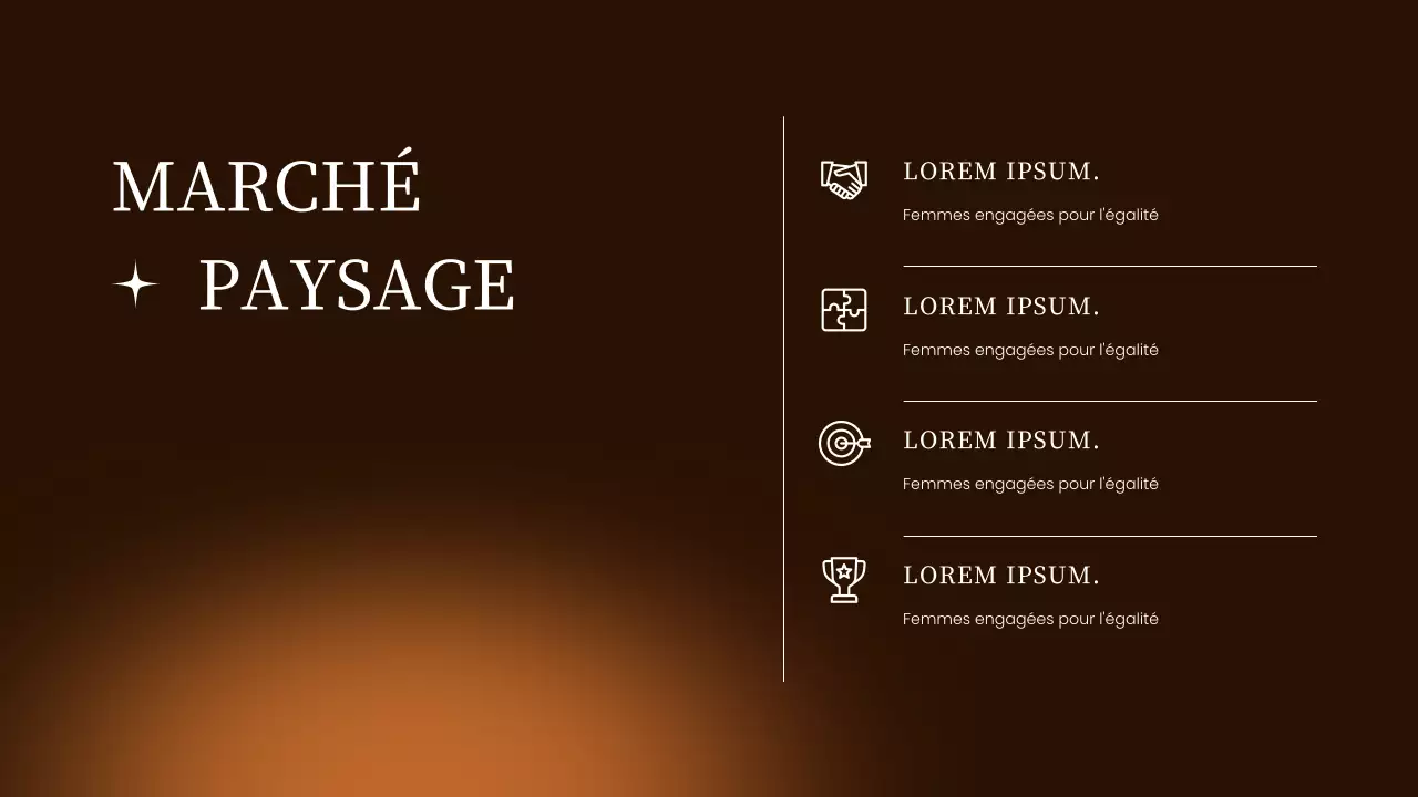 rapport sur le marché moderne brun