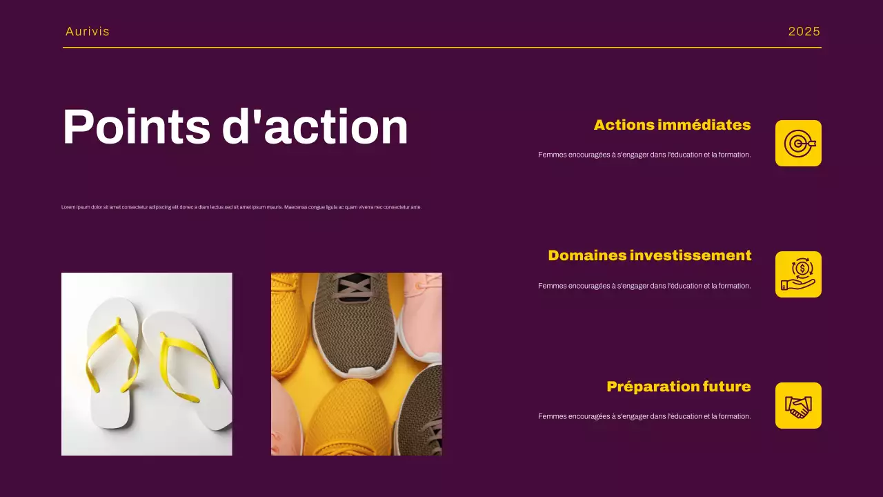 Présentation du rapport sur les tendances du marché moderne jaune