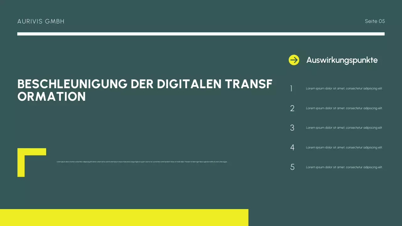 gelber moderner Marktbericht