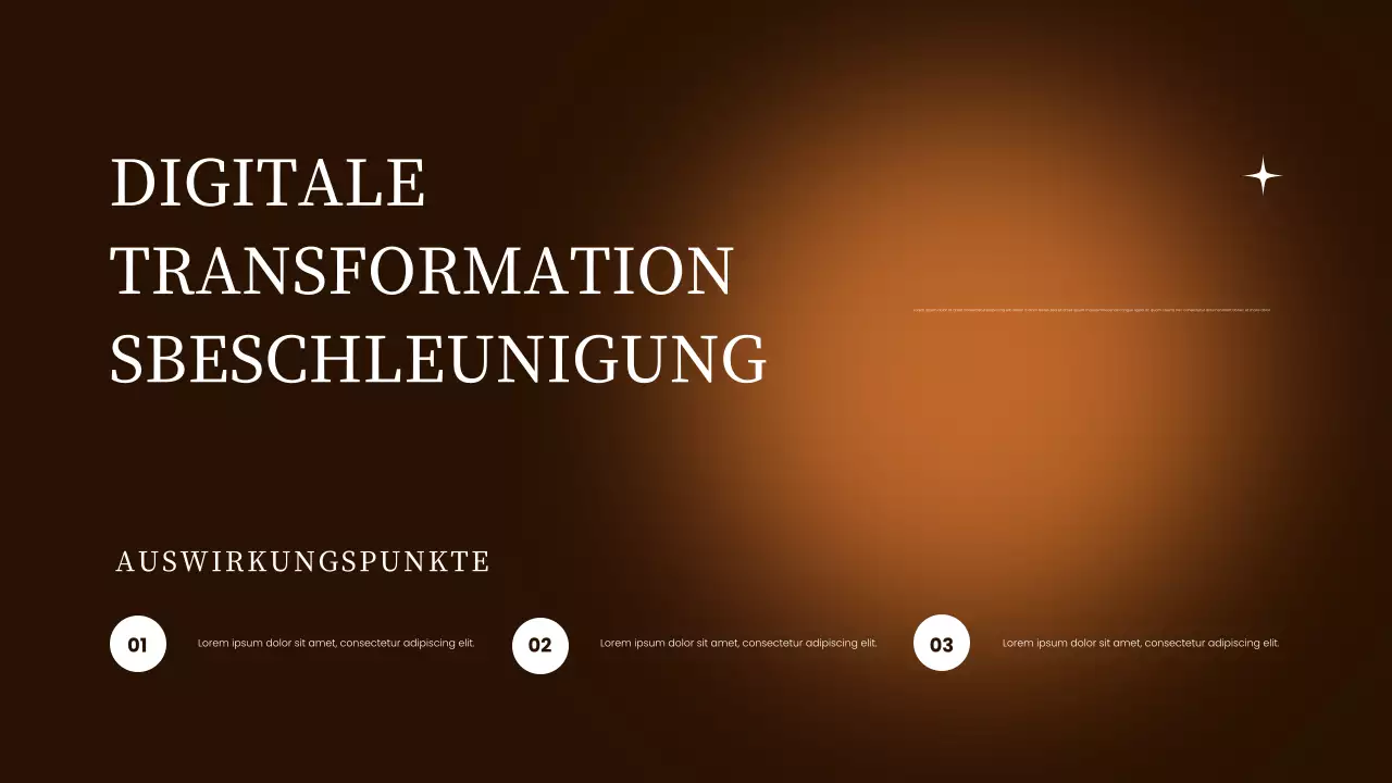 brauner moderner Marktbericht