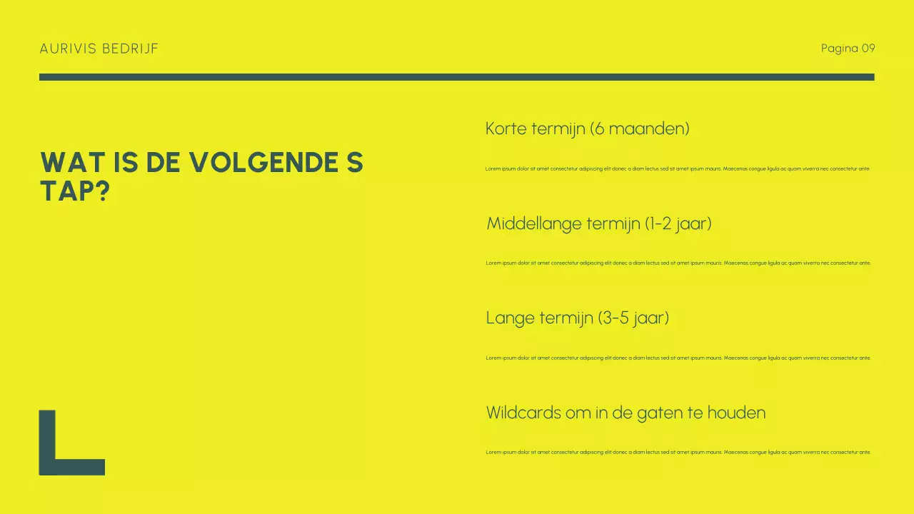 geel modern marktrapport