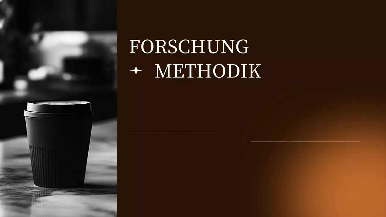 brauner moderner Marktbericht