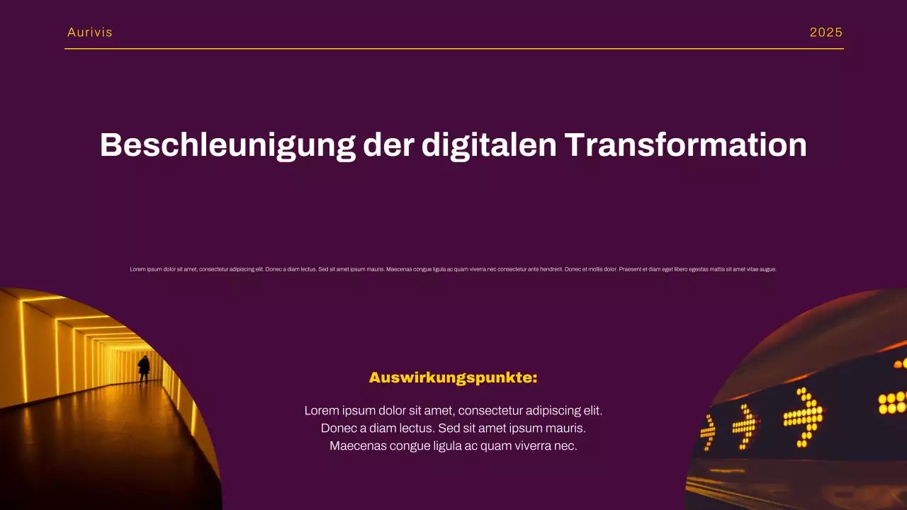 Präsentation des Yellow Modern Market Trends Report