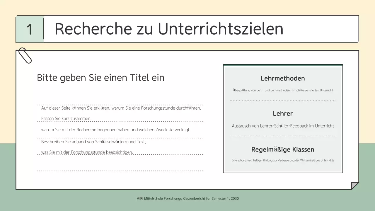 Mint Simple Education-Bericht