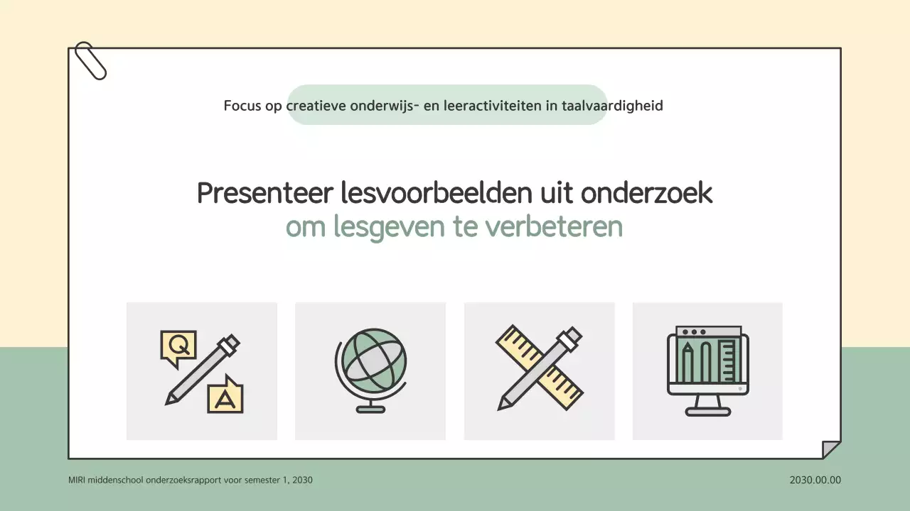 Mint Simple Onderwijsrapport