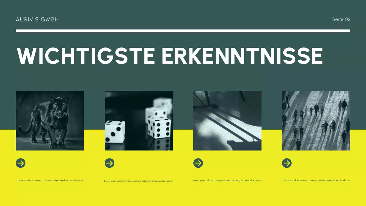 gelber moderner Marktbericht