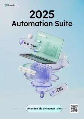 Blaue moderne 3D-Automatisierungsaktion