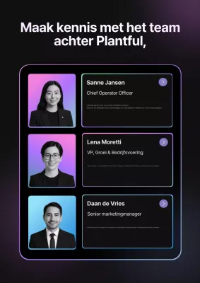 Aankondiging van het Dark Purple Modern-team