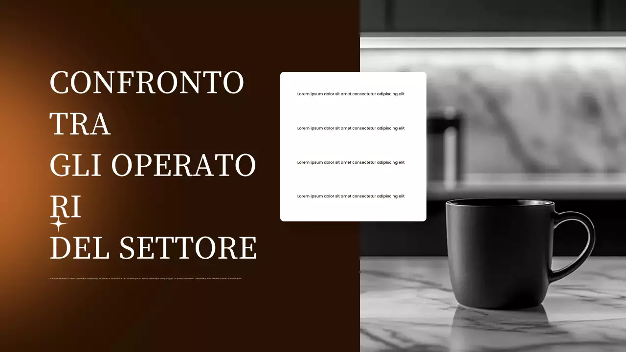 rapporto sul mercato moderno marrone