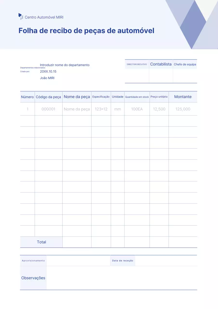 Documento de Gestão Básica Azul