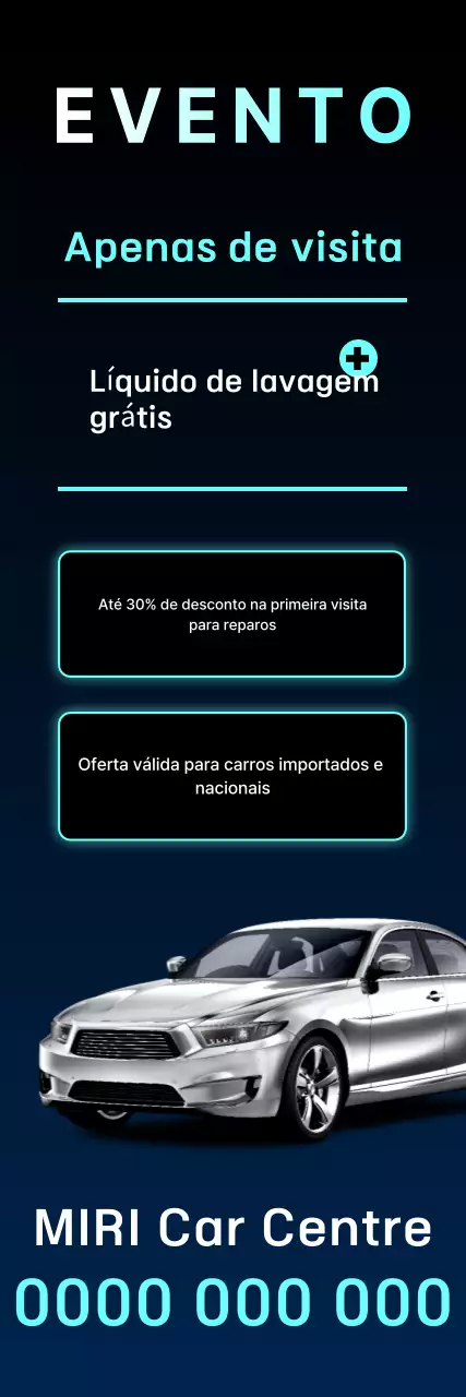 propaganda de carro preto moderno