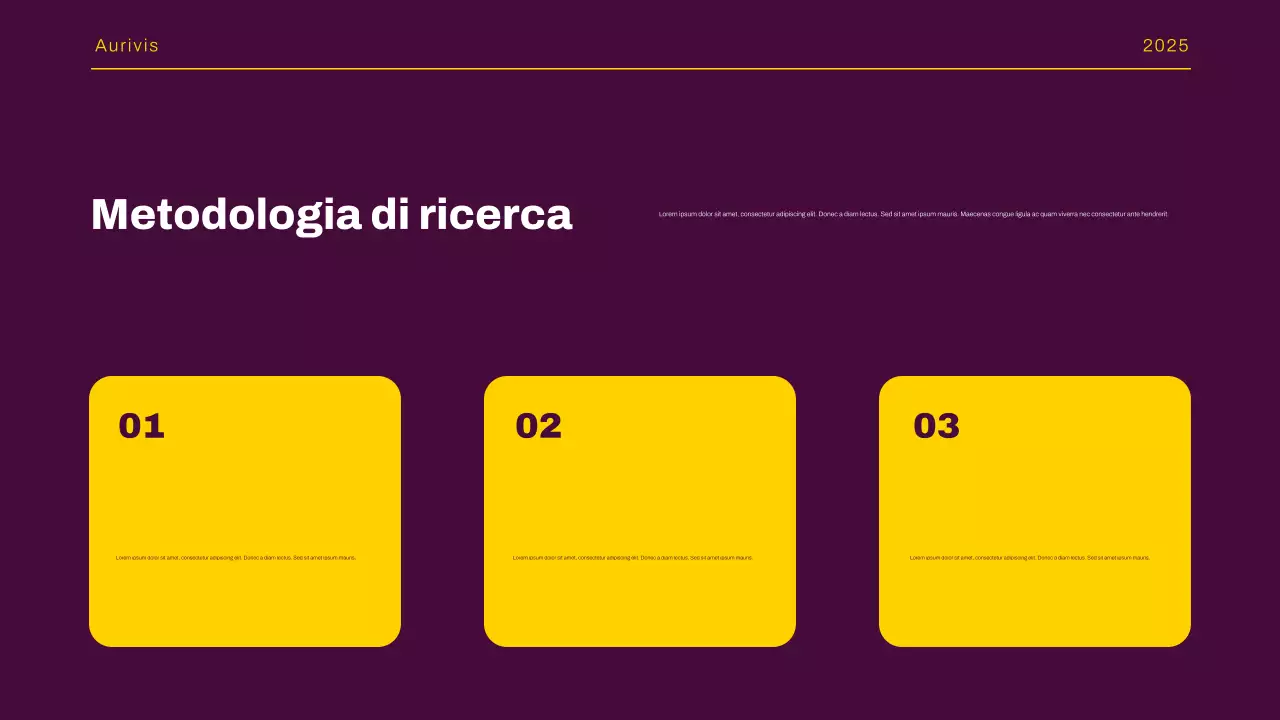 Presentazione del rapporto sulle tendenze del mercato moderno giallo