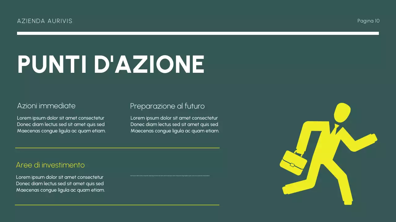 rapporto di mercato moderno giallo