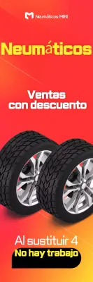 Anuncio de descuento resaltado en rojo