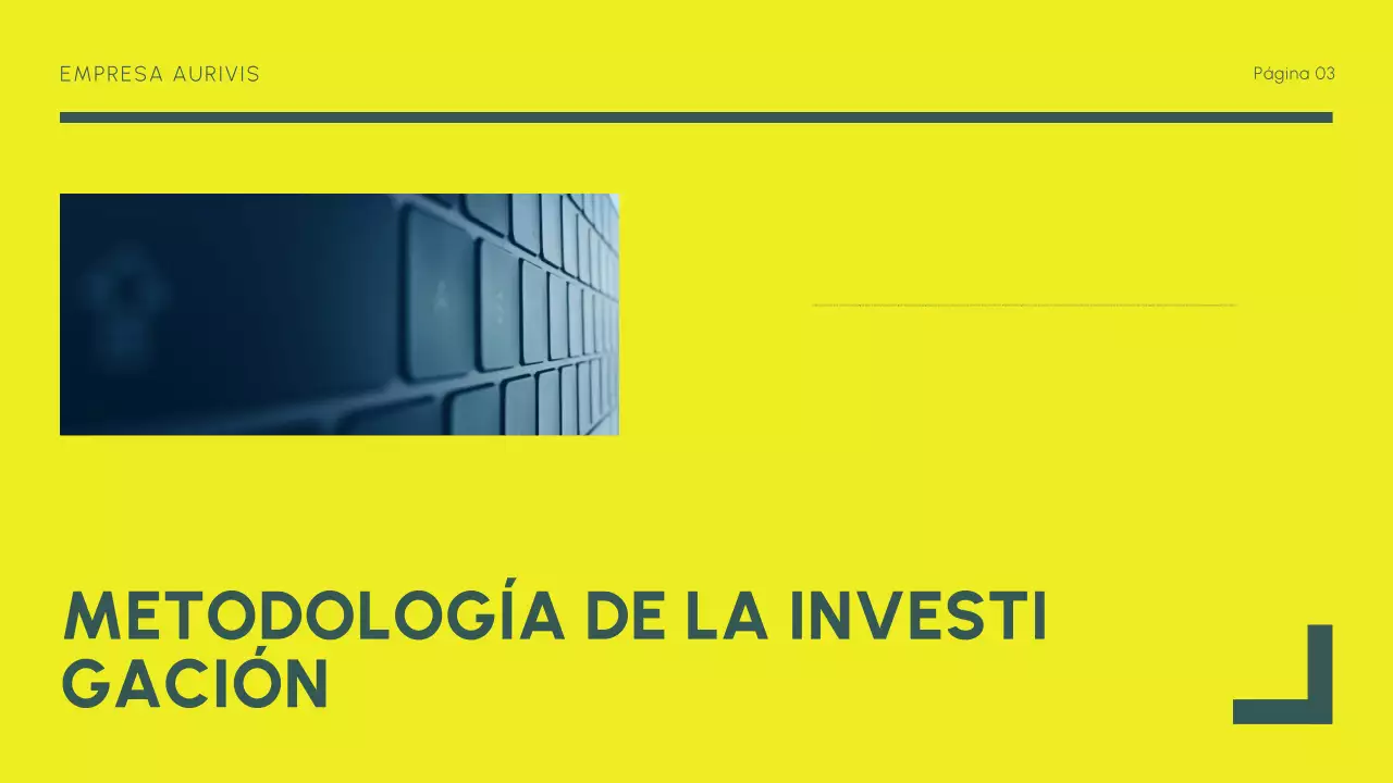 Informe del mercado moderno amarillo