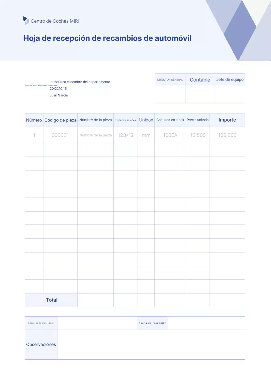 Documento básico de gestión azul
