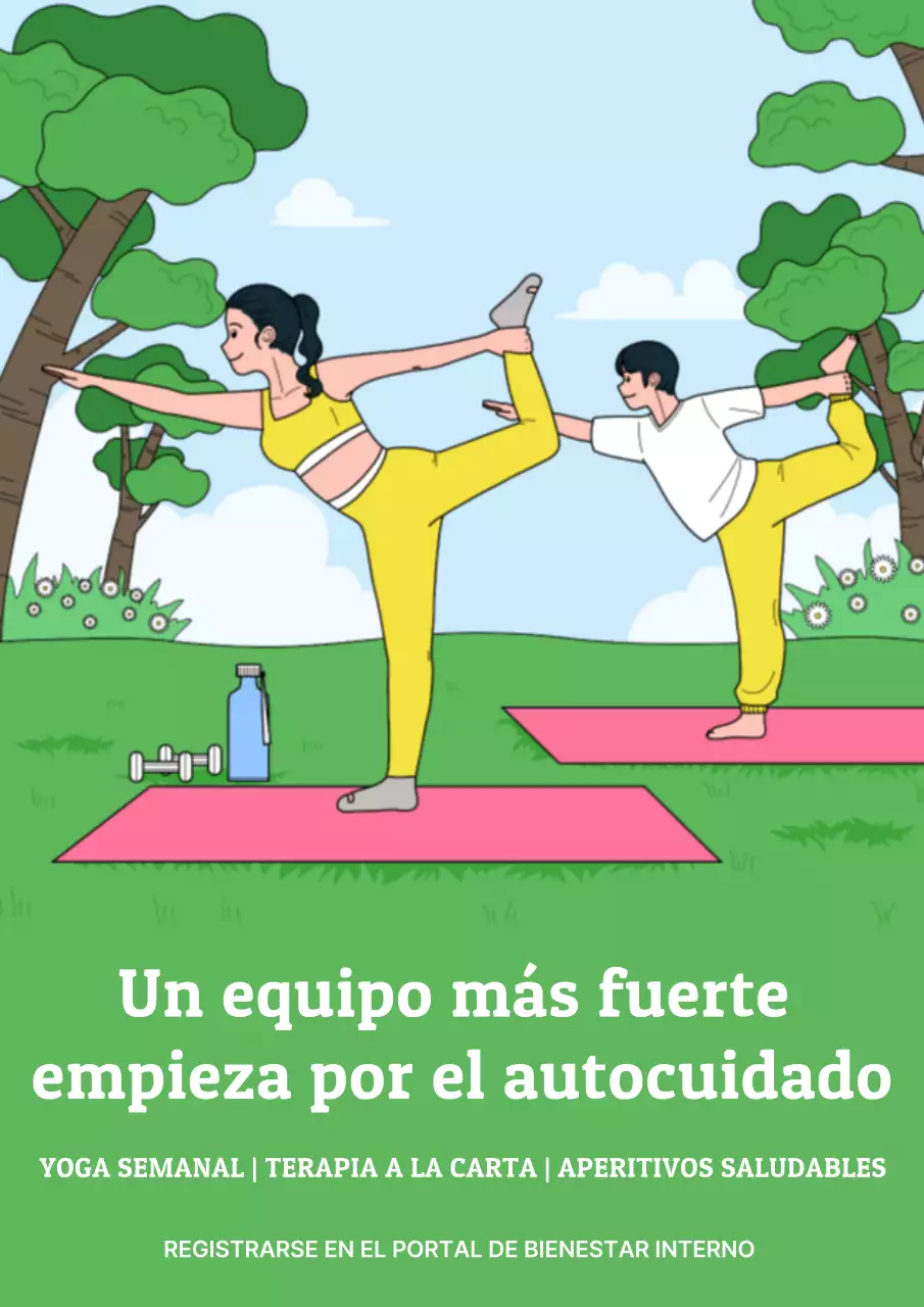 Póster del Programa de Bienestar en el Trabajo