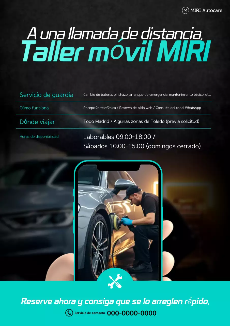 Guía de mantenimiento de coches modernos negros