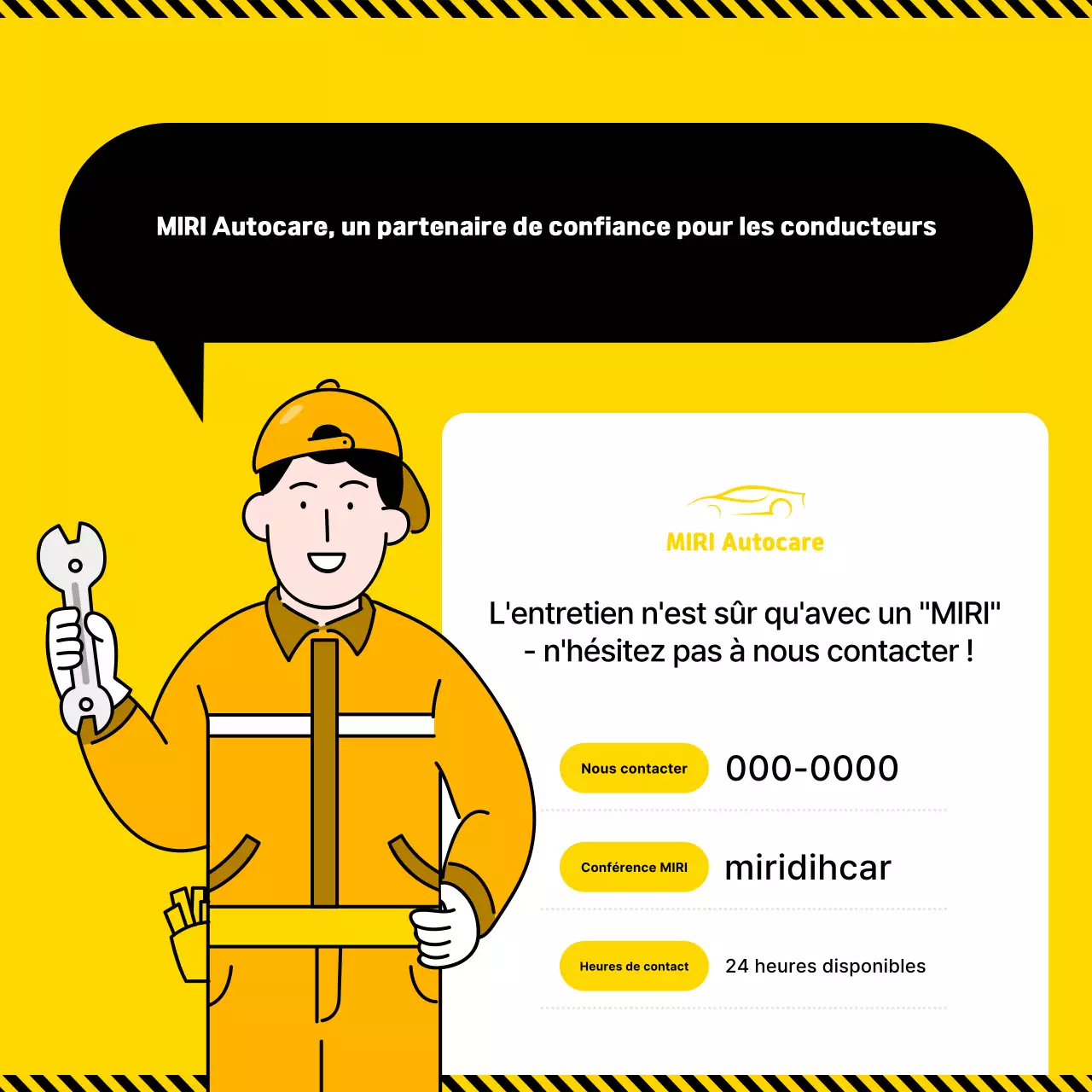 Informations sur la conduite des Yellow Pop