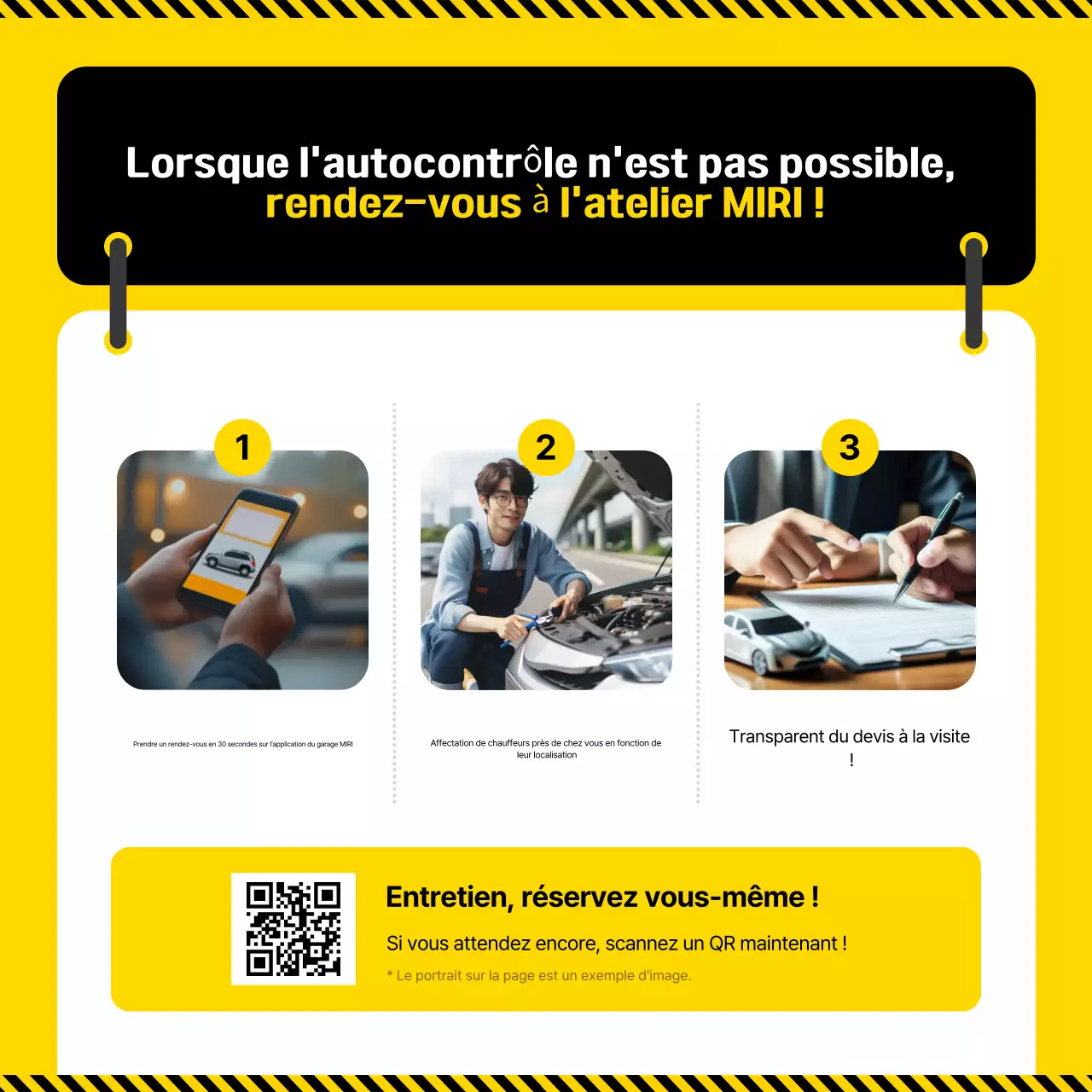 Informations sur la conduite des Yellow Pop