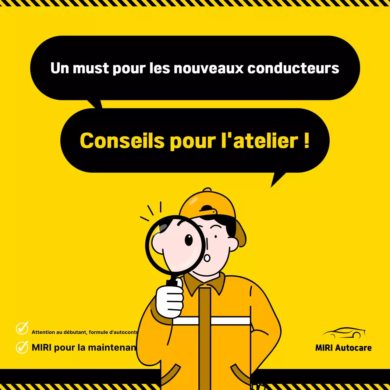 Informations sur la conduite des Yellow Pop