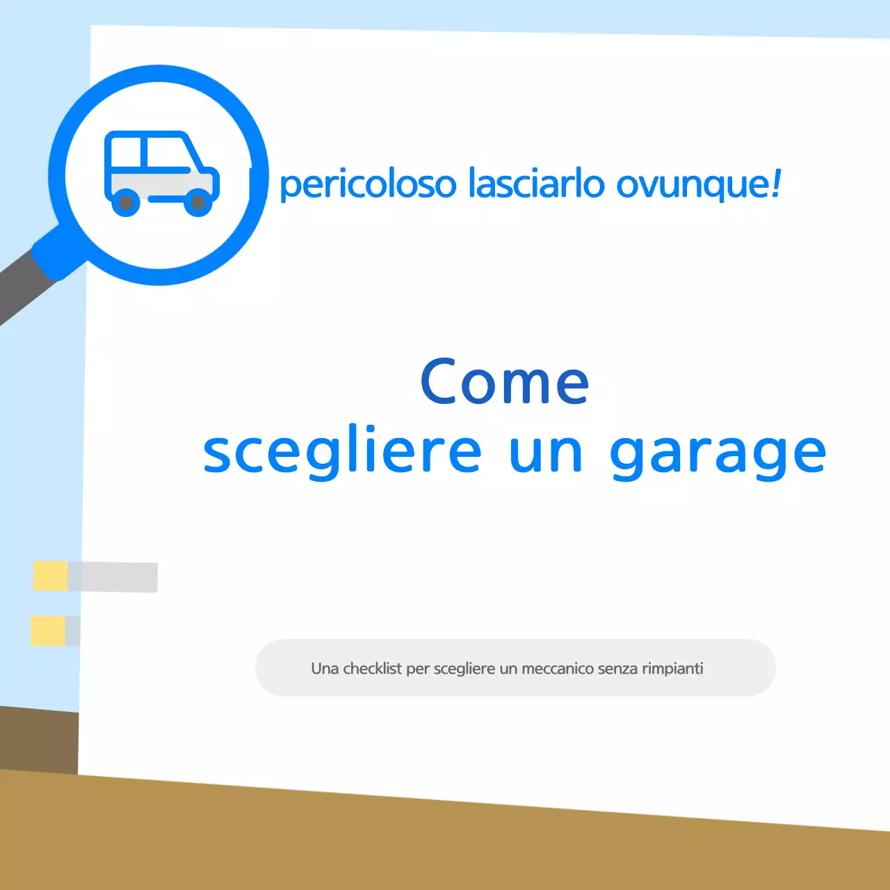 Informazioni su come scegliere un garage blu pulito