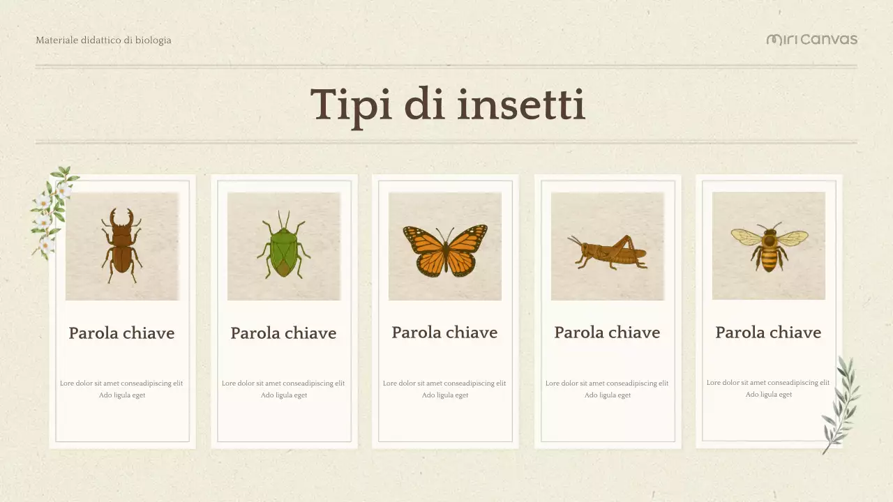 Presentazione di Biologia Botanica Verde