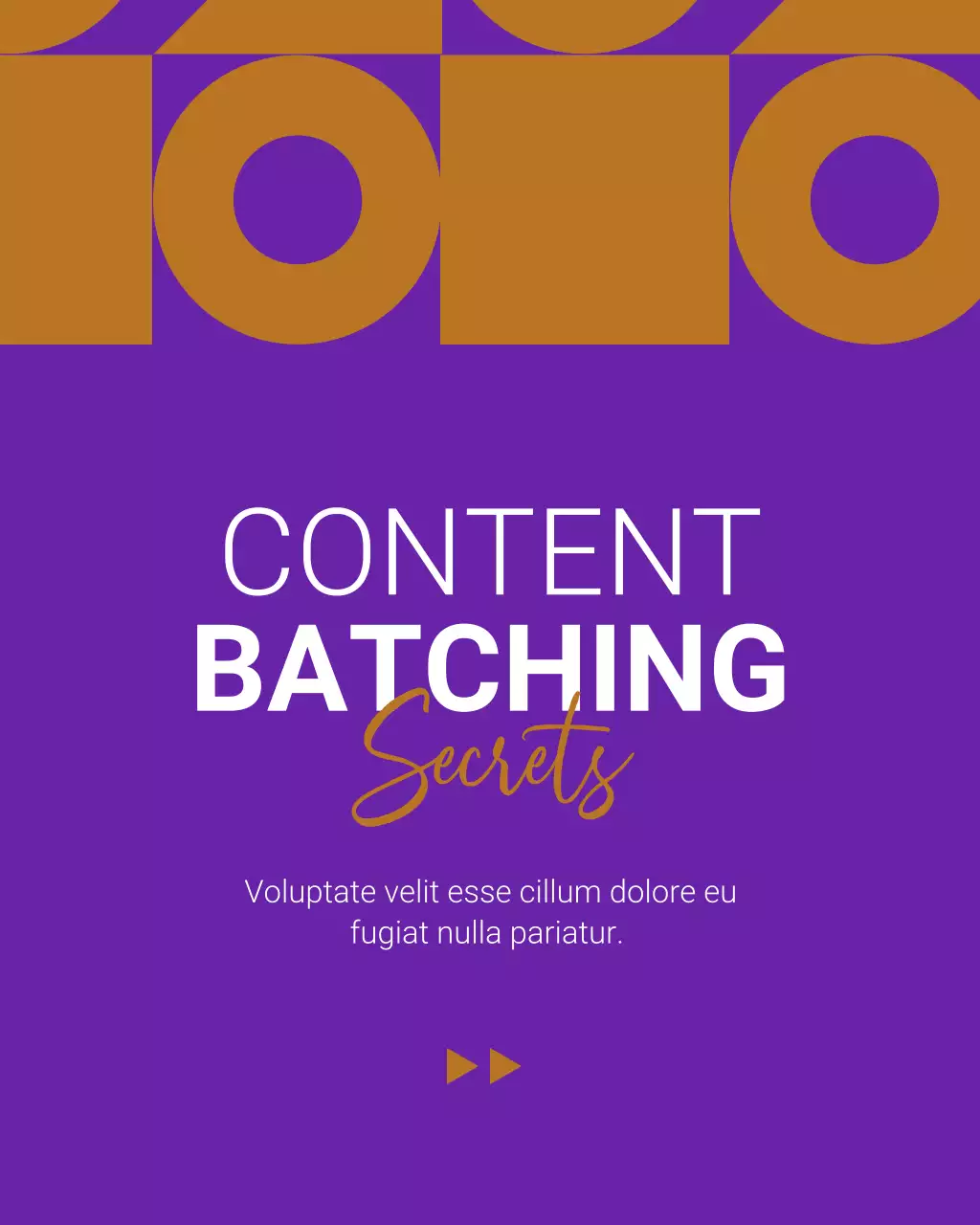 Purple Geometric Content Creation Tips Instagram Post