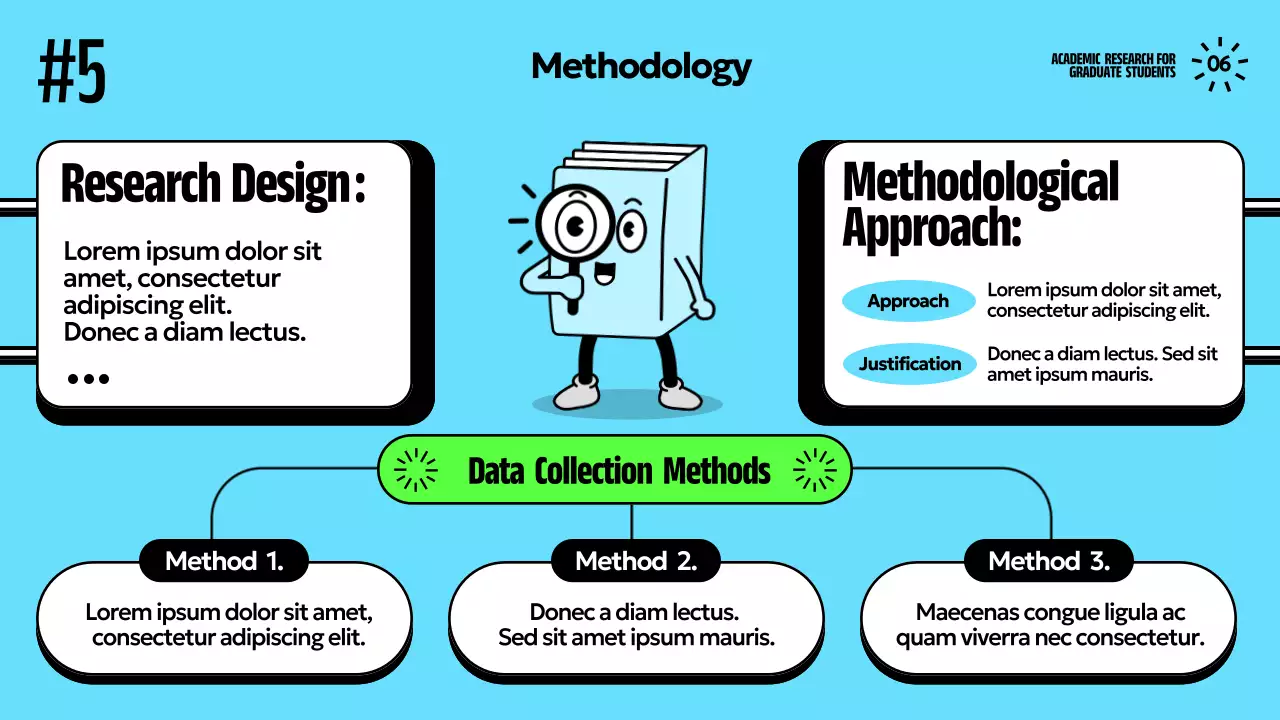 블루 코믹 리서치 프레젠테이션